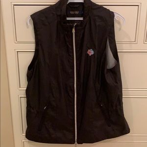 Ladies polo golf vest size large